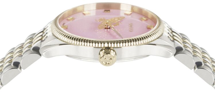 Gucci G Timeless Bracelet Watch Two Tone