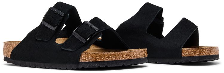 Birkenstock Arizona Soft Footbed Suede Black
