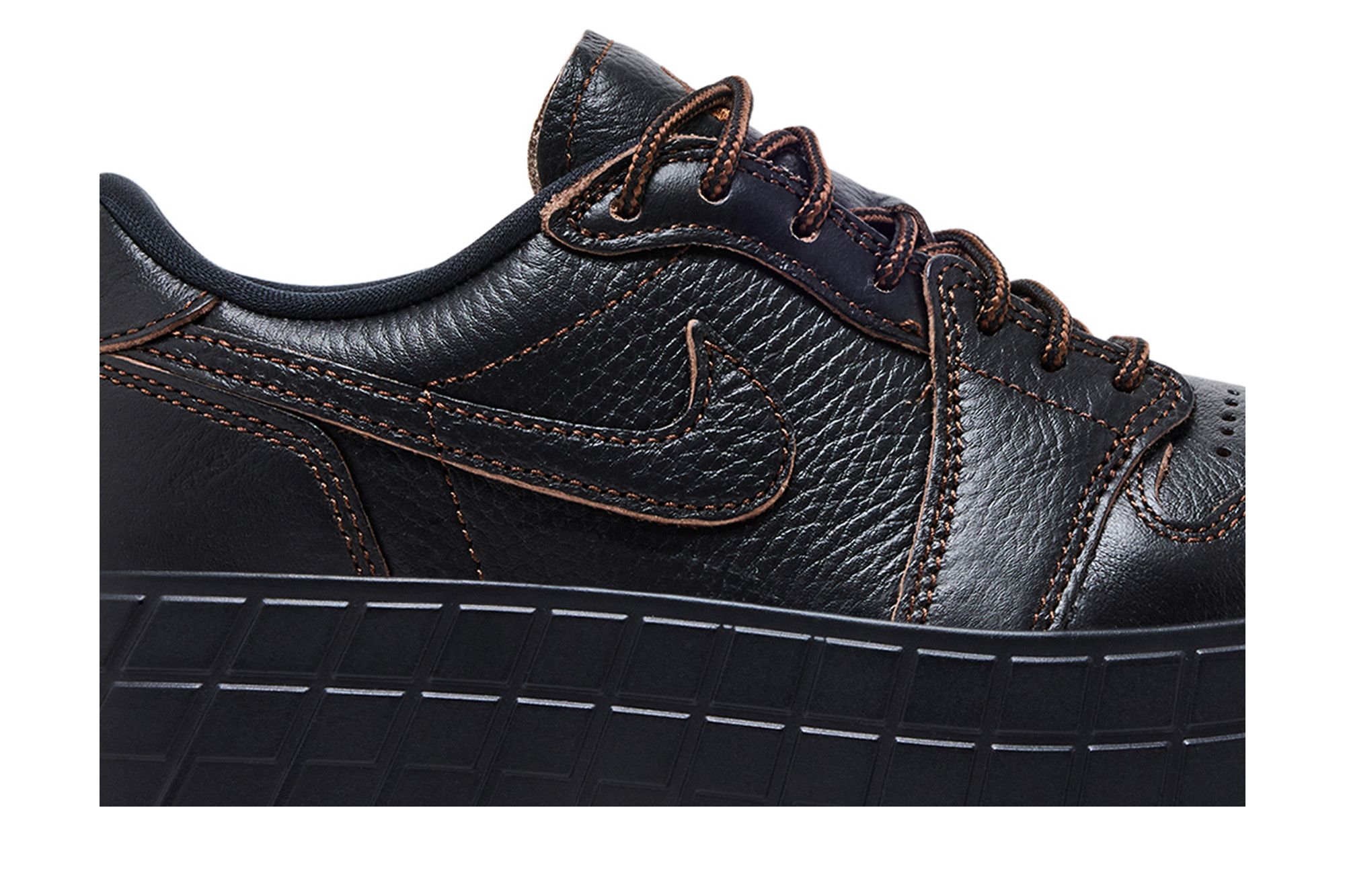 Buy Wmns Air Jordan 1 Low Brooklyn 'Black Cacao Wow' - HF3184 002