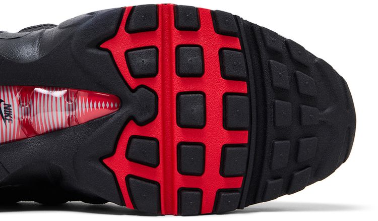 Nike Air Max 95 Big Bubble   Black University Red