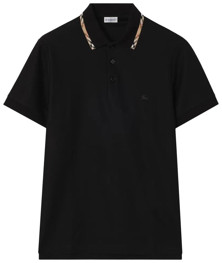 Burberry Eddie Short Sleeve T Shirt Black