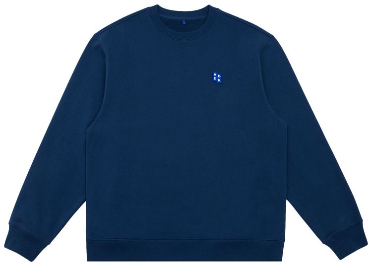 Ader Error Long Sleeve Hoodie Navy