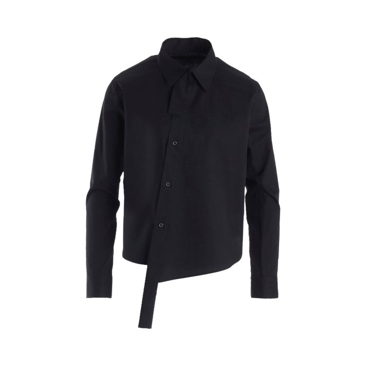 Yohji Yamamoto Cuff Detail Blouse Off White