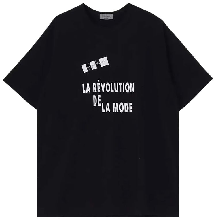 Yohji Yamamoto Pour Homme PT G Short Sleeve T Shirt Black