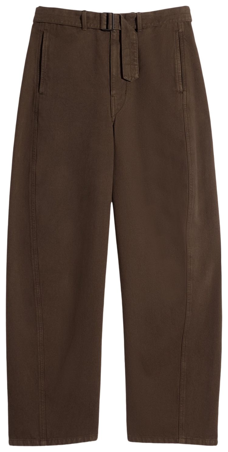 Lemaire Twisted Belted Pants Cacao