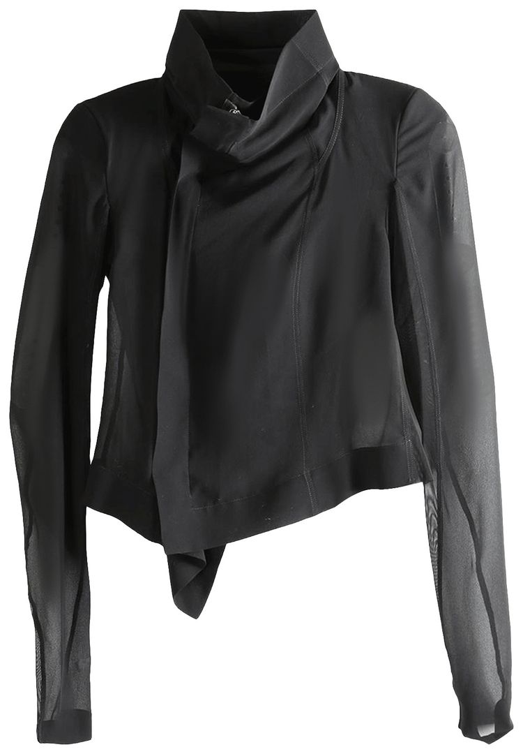 Rick Owens Classic Biker Giacca Black