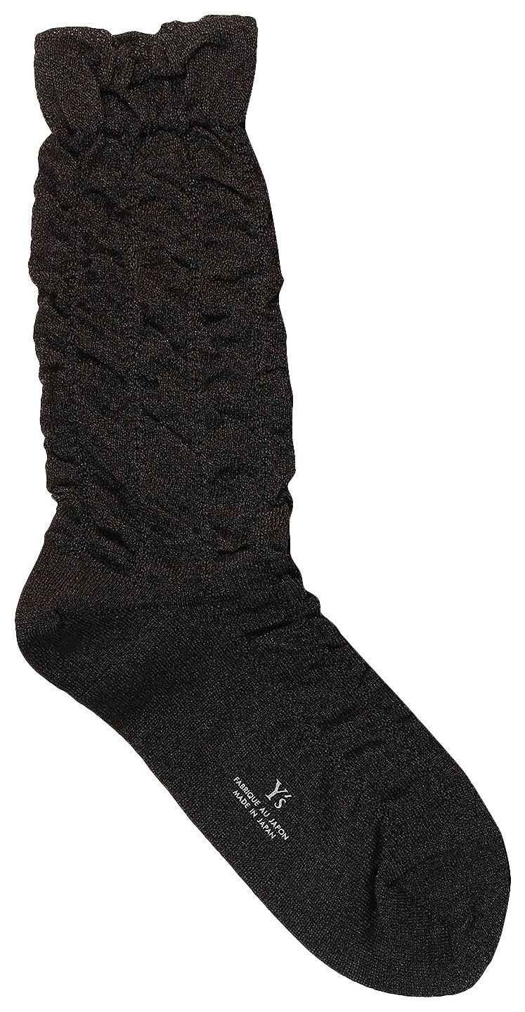 Ys Scrunchy Socks Black
