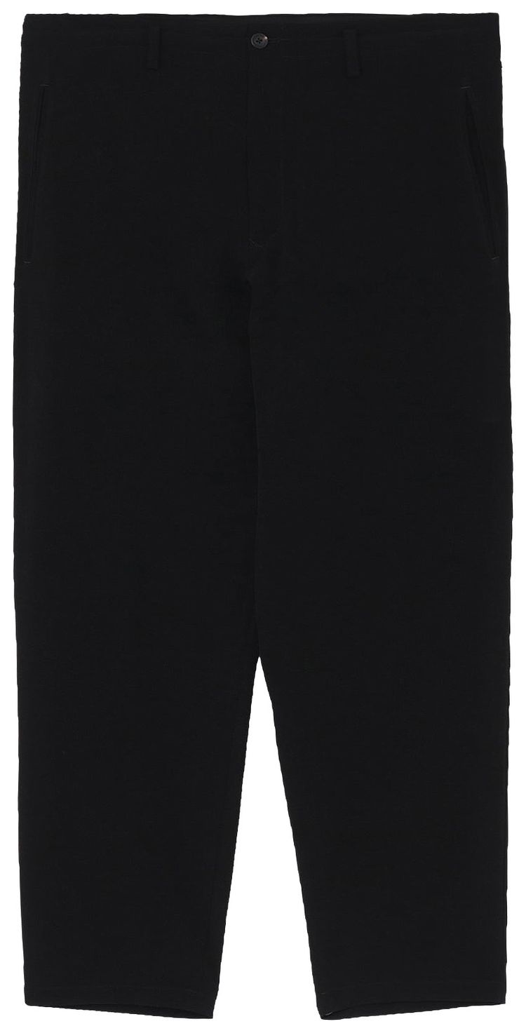 Yohji Yamamoto Pour Homme Triangle Tab Slim Pant Black
