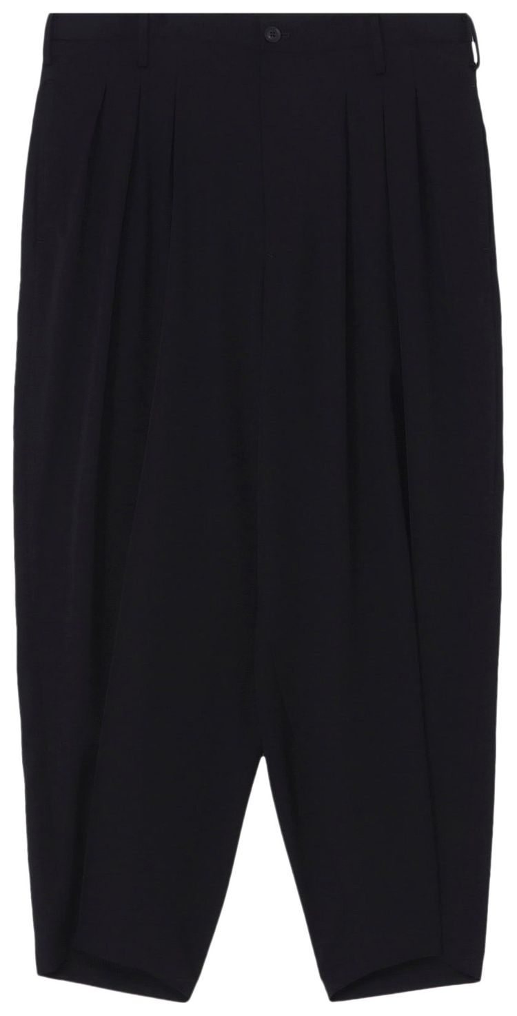 Yohji Yamamoto Pour Homme 12 Tucks Pants Black