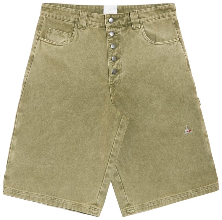 ROA Ash Canvas Shorts Sage Green