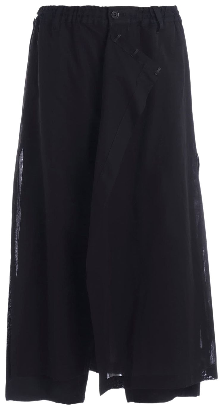 Yohji Yamamoto Wrap Pants Black