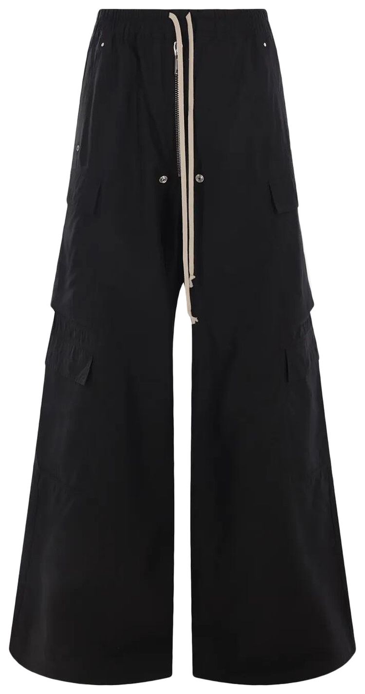 Rick Owens DRKSHDW Double Cargo Jumbo Belas Pantaloni Black
