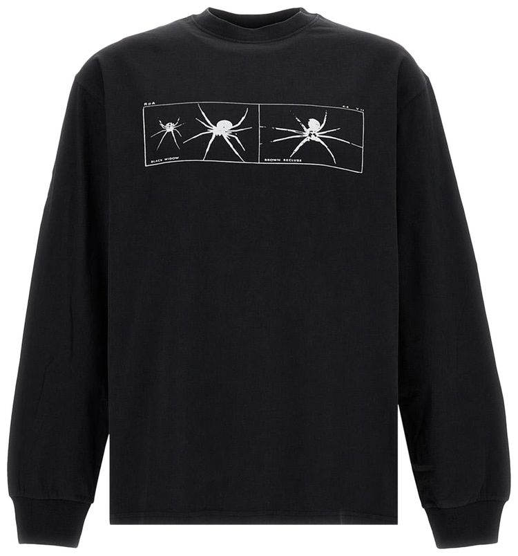 ROA Violino Long Sleeve T Shirt Washed Black