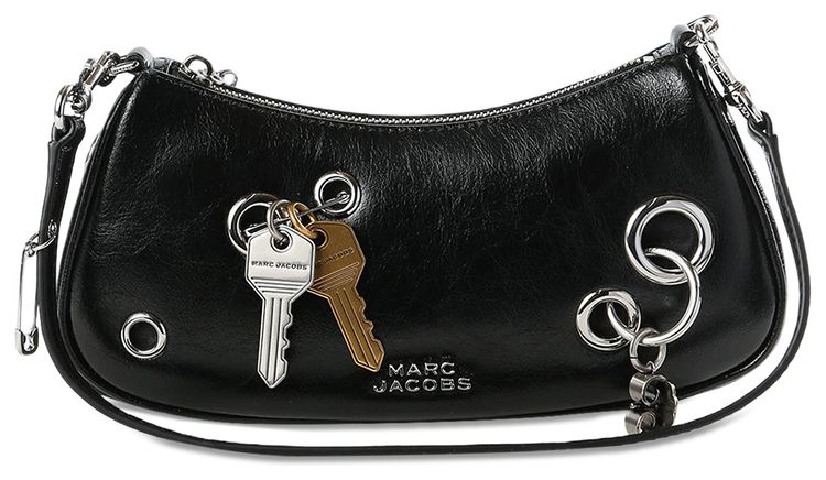 Marc Jacobs Grommet Charm Shoulder Bag Black