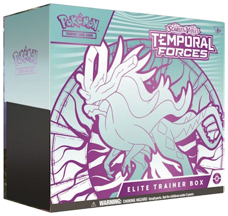 Pokemon Scarlet  Violet Temporal Forces Elite Trainer Box Walking Wake
