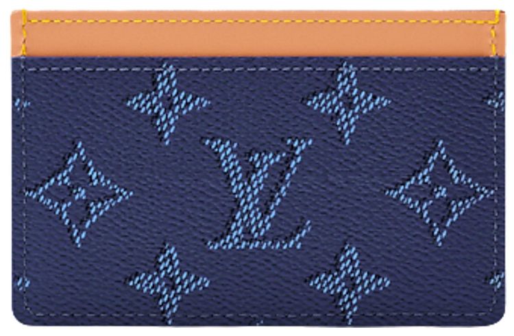 Louis Vuitton Card Holder Ocean Blue Monogram Canvas