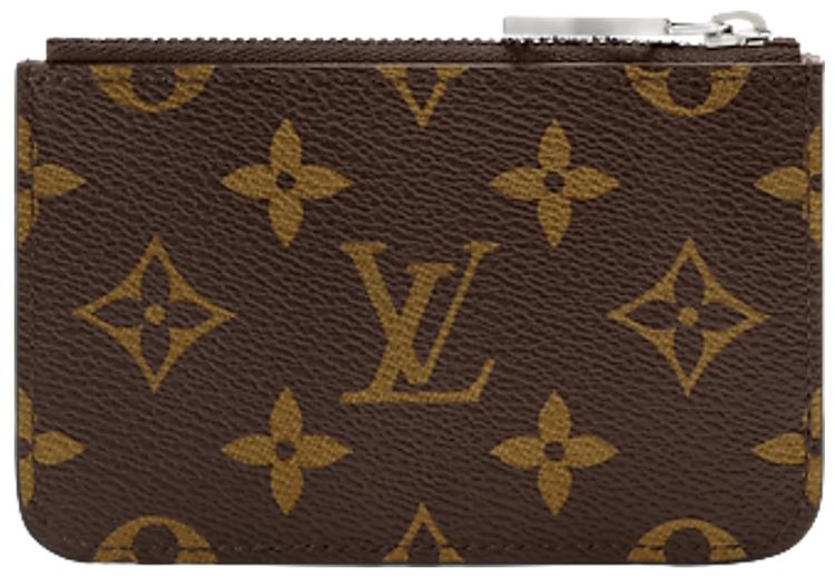 Louis Vuitton Romy Card Holder Brown Monogram CanvasSilver