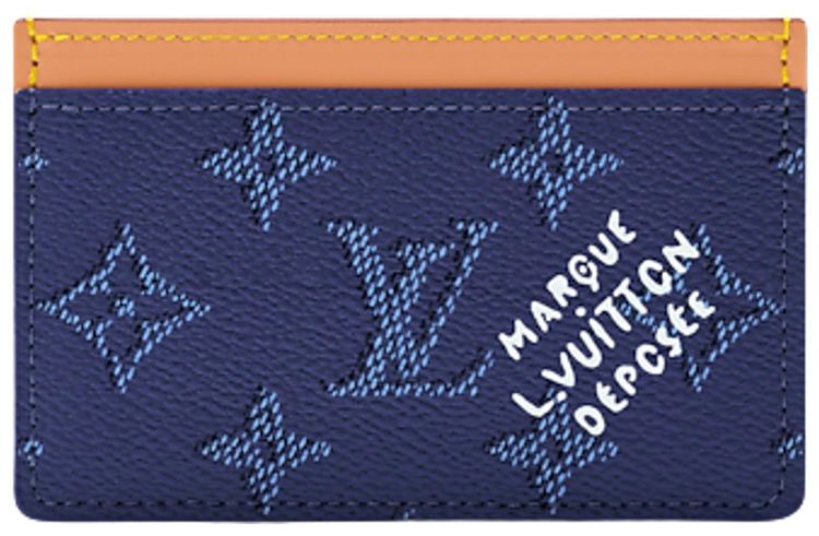 Louis Vuitton Card Holder Ocean Blue Monogram Canvas