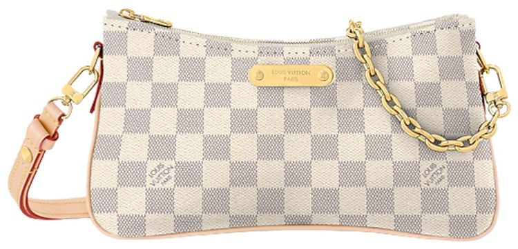 Louis Vuitton Pochette Liv White Damier Azur Canvas