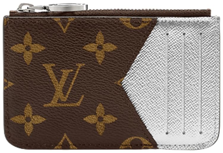 Louis Vuitton Romy Card Holder Brown Monogram CanvasSilver