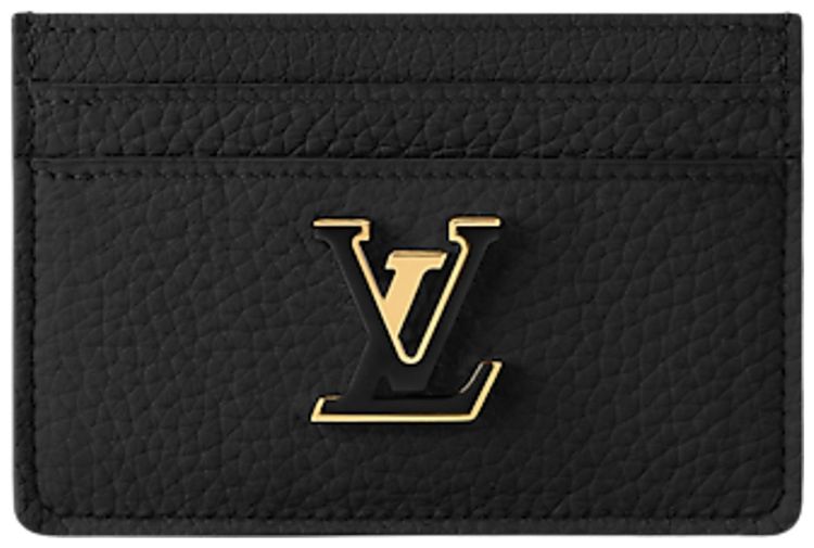 Louis Vuitton Capucines Card Holder Black Taurillon Leather