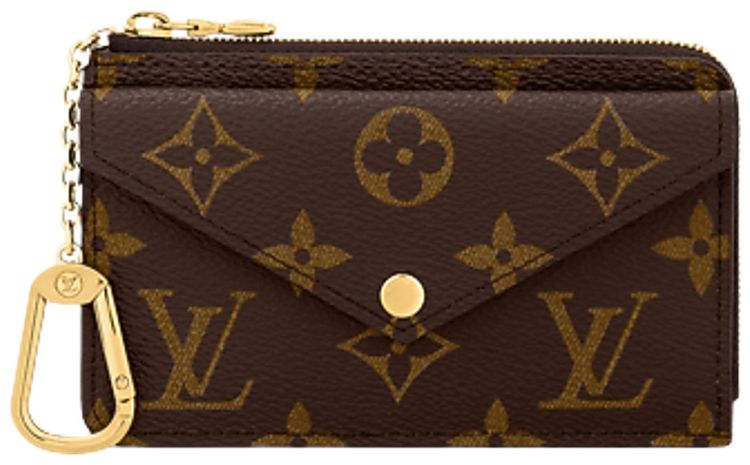 Louis Vuitton Card Holder Recto Verso BlackBrown Monogram Canvas