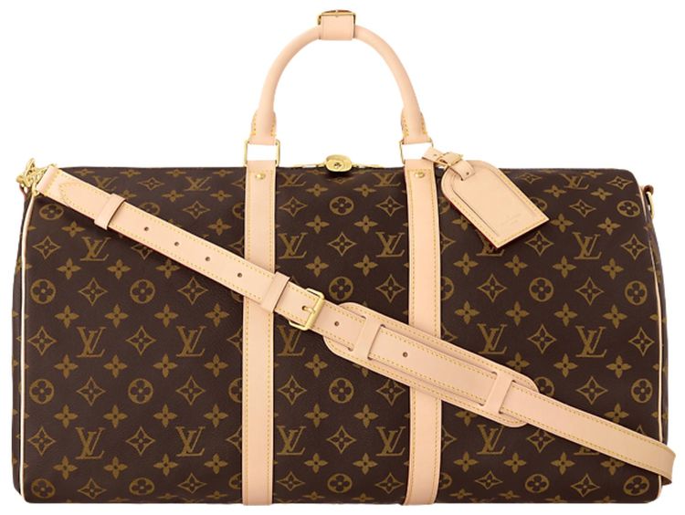 Louis Vuitton Keepall Bandouliere 50 Brown Monogram Canvas