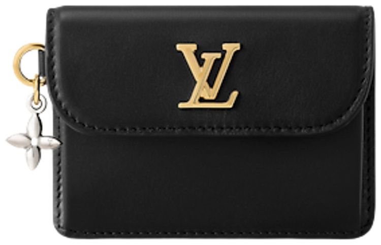 Louis Vuitton Tiny Recto Verso Card Holder Black Calfskin Leather