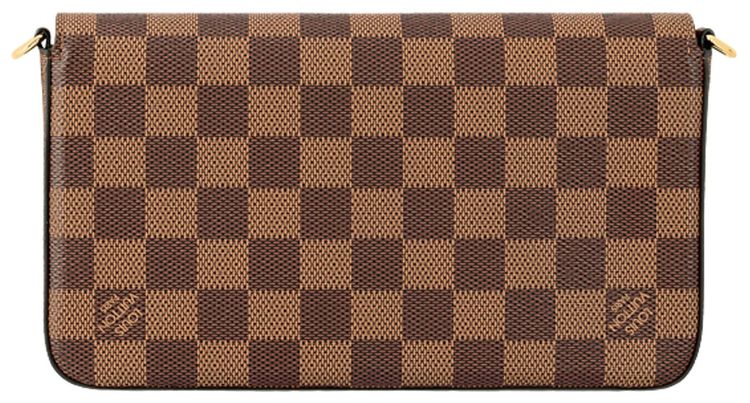 Louis Vuitton Felicie Pochette Brown Damier Ebene Canvas