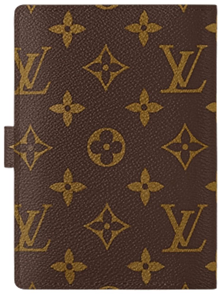 Louis Vuitton Small Ring Agenda Cover Brown Monogram Canvas