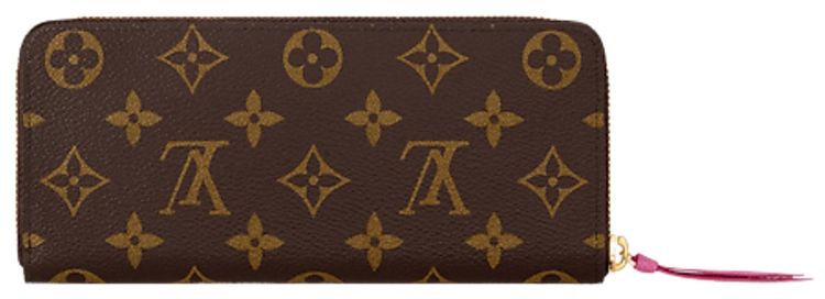 Louis Vuitton Clemence Wallet Brown Monogram Canvas