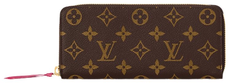 Louis Vuitton Clemence Wallet Brown Monogram Canvas