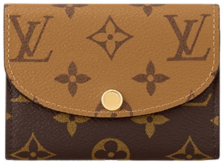 Louis Vuitton Rosalie Coin Purse Brown Monogram Reverse Canvas