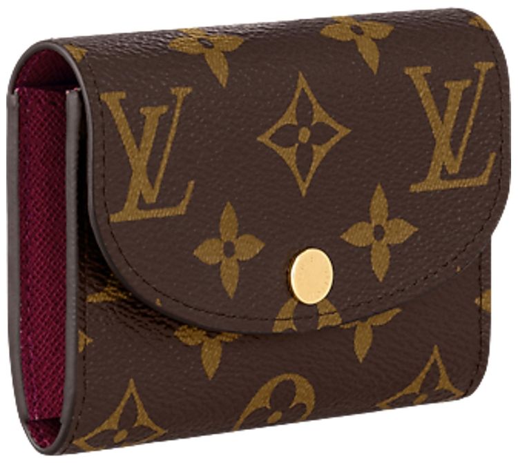 Louis Vuitton Rosalie Coin Purse Brown Monogram CanvasFuchsia Pink