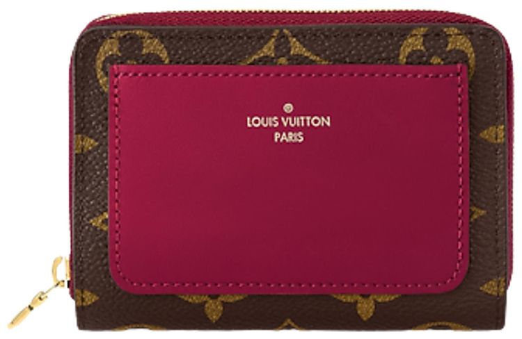 Louis Vuitton Lou Wallet Brown Monogram CanvasFuchsia Pink
