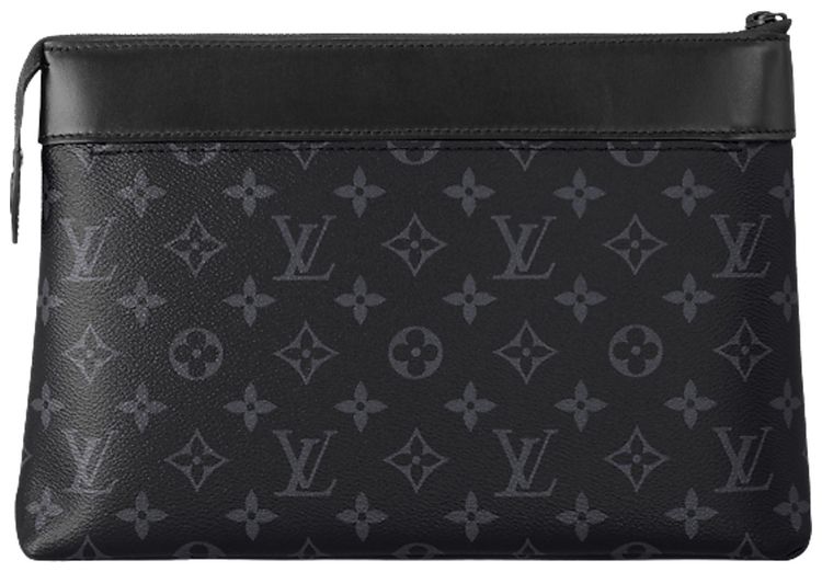 Louis Vuitton Pochette Voyage Souple Black Monogram Eclipse Canvas