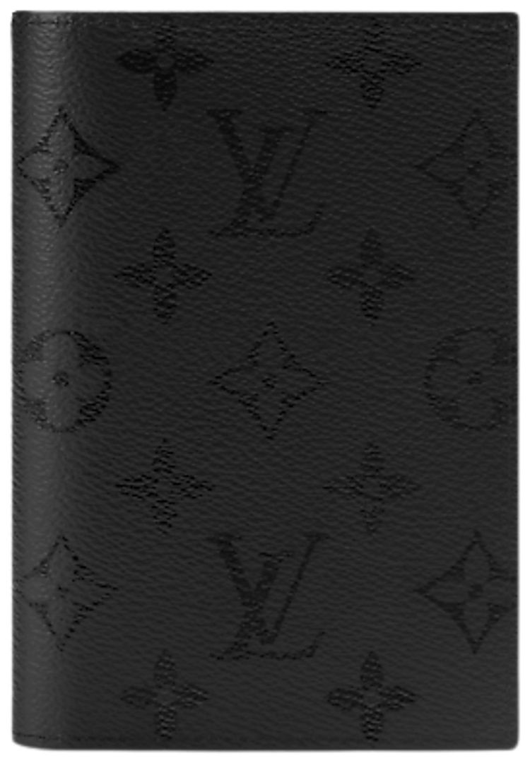 Louis Vuitton Passport Cover Black Monogram Midnight Canvas