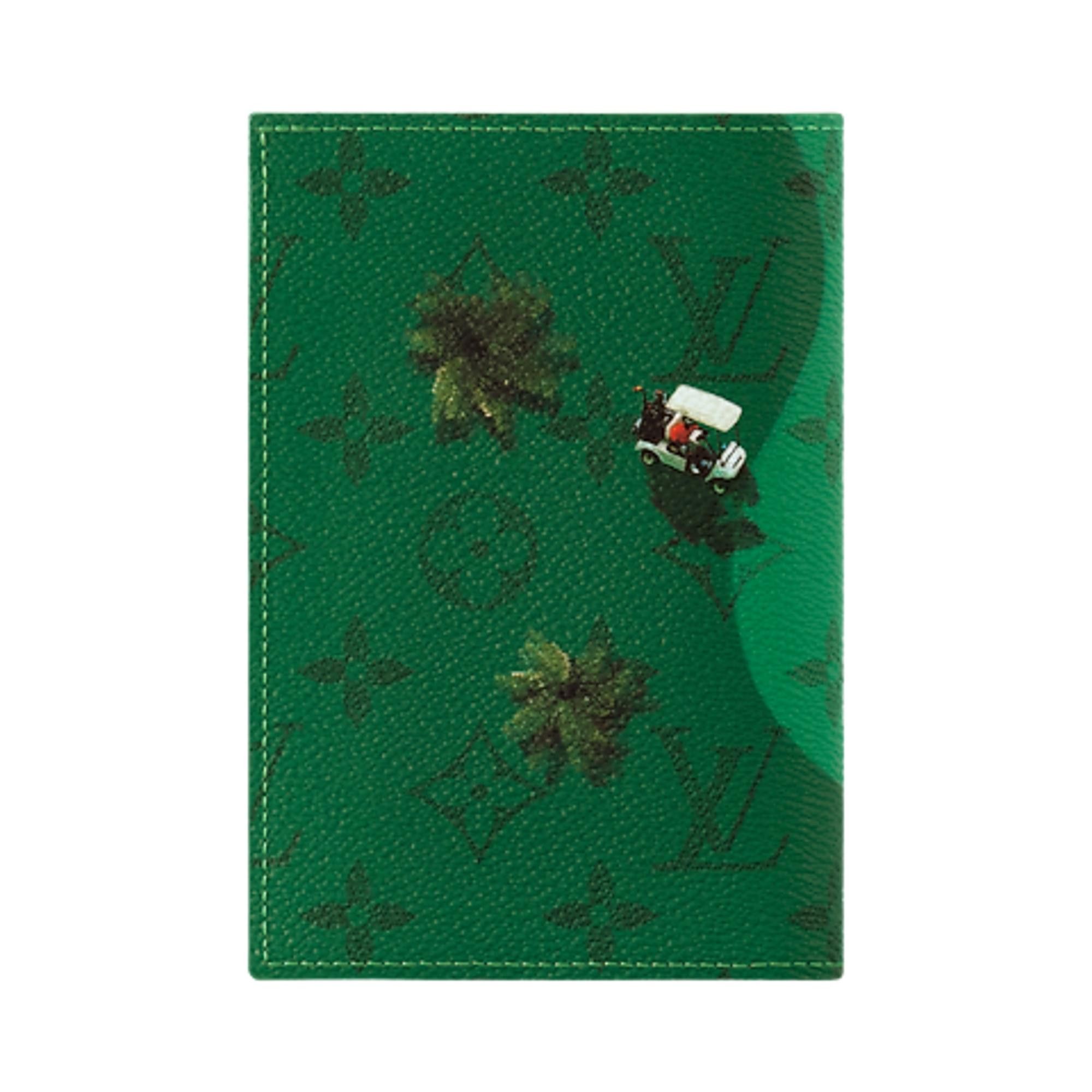 Buy Louis Vuitton Passport Cover 'Golf Green Monogram Canvas