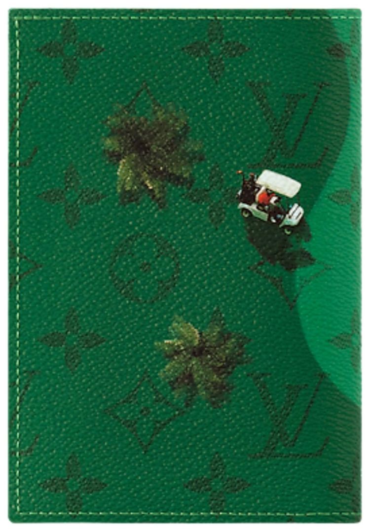 Louis Vuitton Passport Cover Golf Green Monogram Canvas