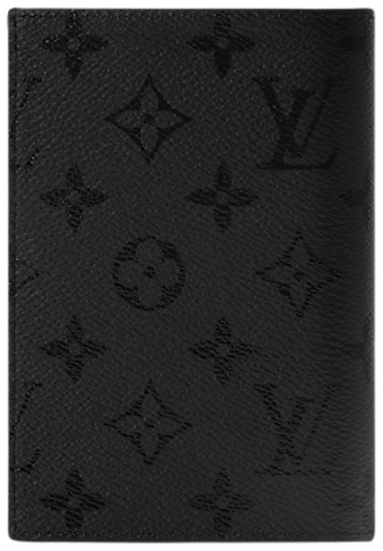 Louis Vuitton Passport Cover Black Monogram Midnight Canvas