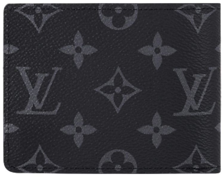 Louis Vuitton Slender Wallet Black Monogram Eclipse Canvas