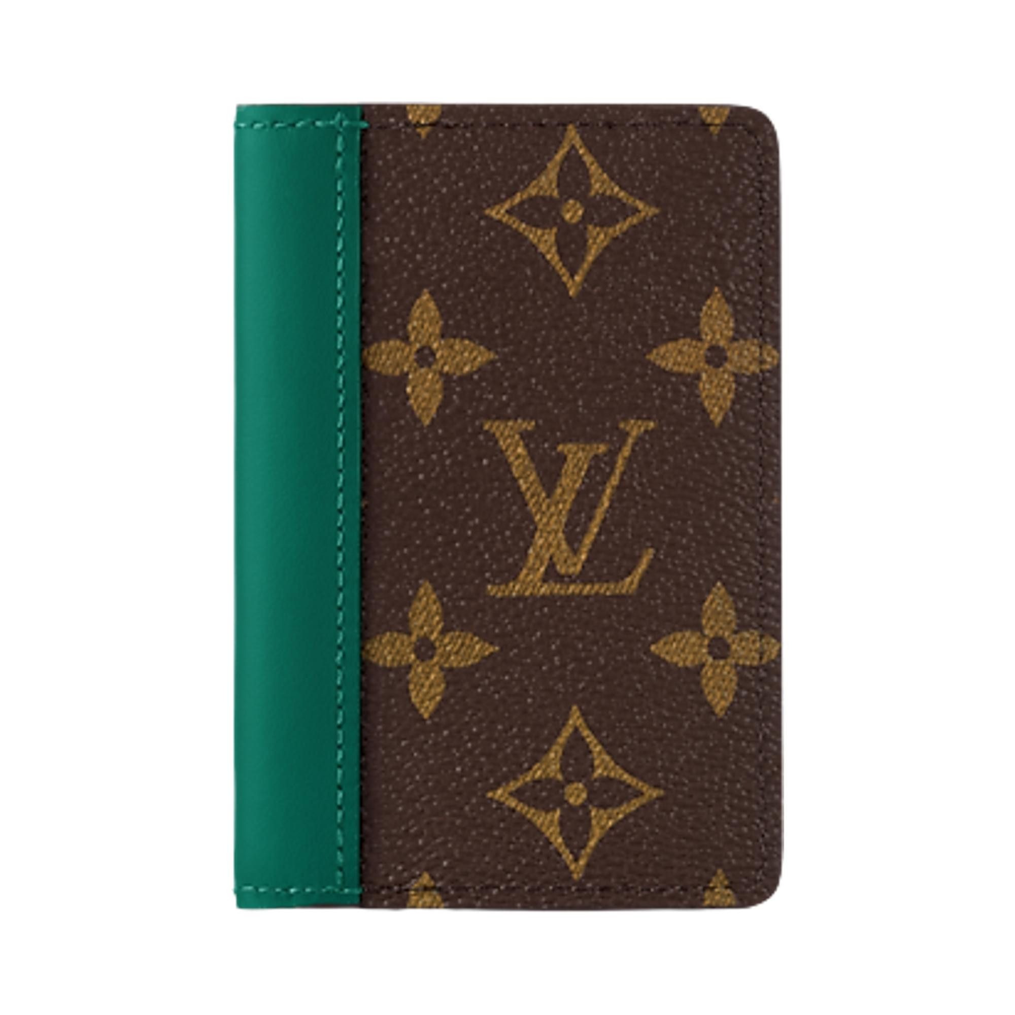 Buy Louis Vuitton Pocket Organizer 'Borneo Green/Brown Monogram