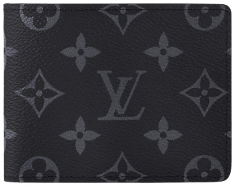 Louis Vuitton Slender Wallet Black Monogram Eclipse Canvas