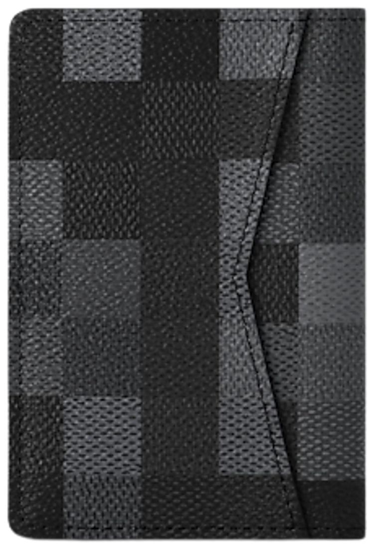 Louis Vuitton Pocket Organizer Damoflage Black Canvas