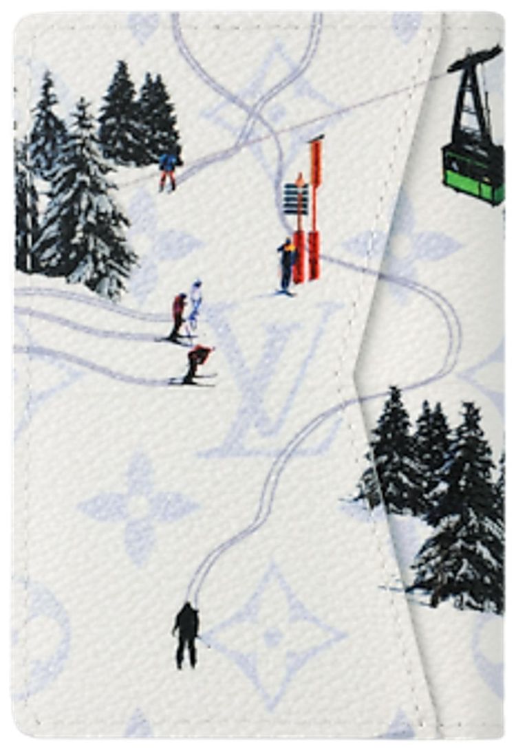 Louis Vuitton Pocket Organizer Ski White Monogram Canvas