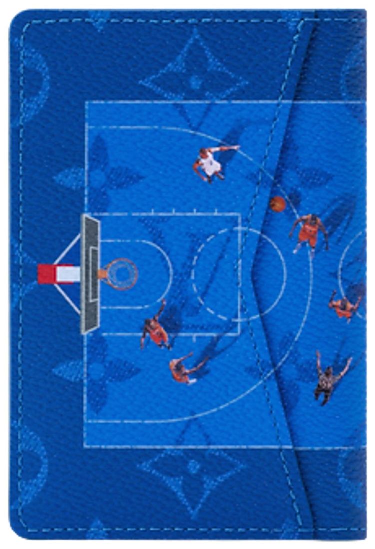 Louis Vuitton Pocket Organizer Basketball Blue Monogram Canvas