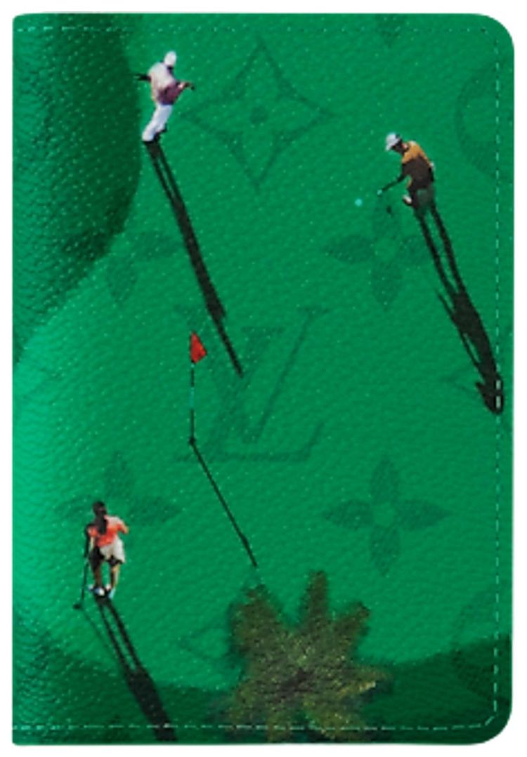 Louis Vuitton Pocket Organizer Golf Green Monogram Canvas