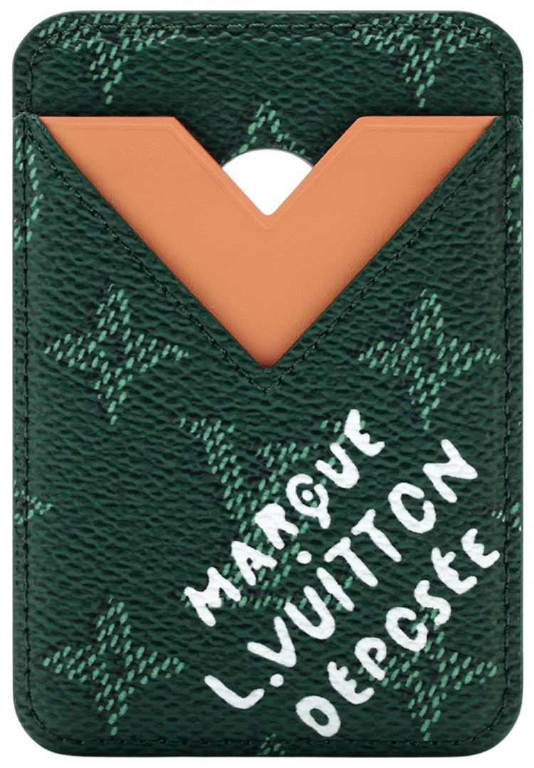Louis Vuitton Magnetic Card Holder Epicea Monogram Heritage Canvas