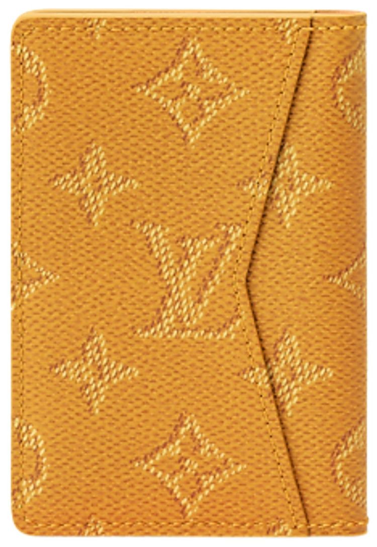 Louis Vuitton Pocket Organizer Saffron Yellow Monogram Canvas