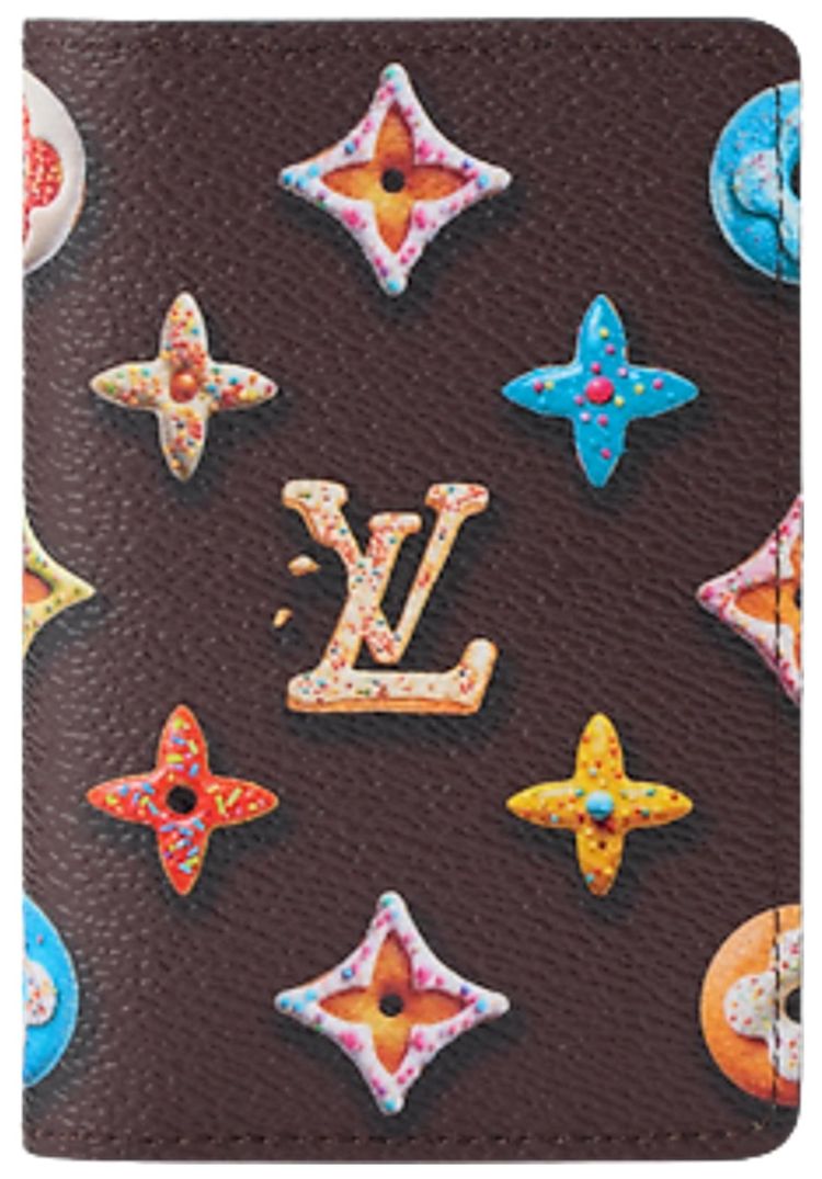 Louis Vuitton Pocket Organizer Chocolate Monogram Donuts Canvas